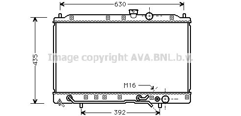 AVA QUALITY COOLING Radiaator,mootorijahutus MT2076